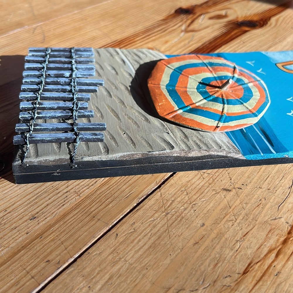Distressed “Life is Better at the Beach” 3D Wall Art with Metal Hanger - Picture 9 of 16